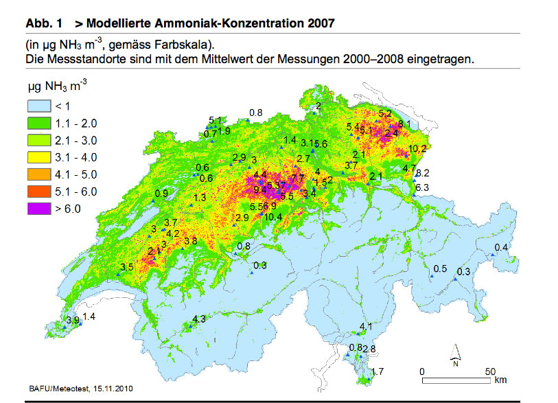 Der Kanton Thurgau ist in dieser Grafik leicht zu finden (viel rot im Nordosten).